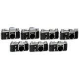 Lot of Contax SLR Cameras, 1951-58