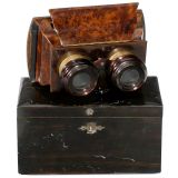 Luxury Hand Stereo Viewer 9 x 12 cm, c. 1880