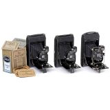 3 Rollfilm Cameras by Ica and Zeiss