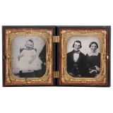 Union Case with Ambrotype, c. 1856-60