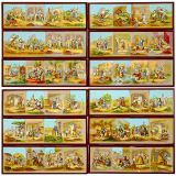 Series of 12 Magic Lantern Slides by Plank, c. 1902