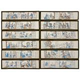 Paul et Virginie, Series of 12 Lantern Slides by Lapierre, c.