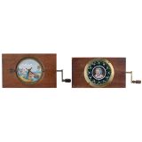 2 Magic Lantern Single Lever Slides, c. 1880-90