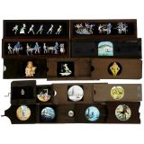 16 Magic Lantern Sliders (Various Dimensions)