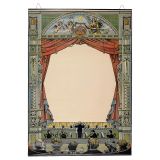 Original Projection Screen by Ernst Plank, 1914