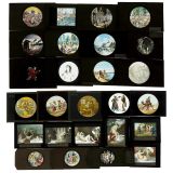 26 Magic Lantern Slides (Various Dimensions)