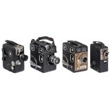 4 Movie Cameras 8 mm and 16 mm