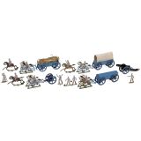 Boxed Set of Tin Figures by Josef Bischoff, c. 1920