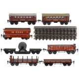 7 Märklin Passenger and Freight Cars Gauge 0, c. 1935