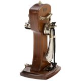 French Violin-Form Telephone by S.I.T., c. 1919