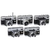 5 Voigtländer Vitessa Cameras, 1953-1956