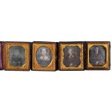 4 Daguerreotypes (1/6 Plate), c. 1845-50