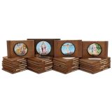 30 Polychrome Magic Lantern Slides Testament, c. 1870