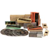Lot of Magic Lantern Slides, c. 1880-1900