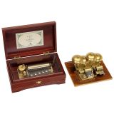 2 Japanese Cylinder Musical Boxes
