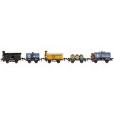 5 Märklin Freight Wagons, Gauge 0, c. 1930