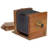 German Field Camera 18 x 24 cm, c. 1880-1900