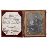 	German Daguerreotype Meine Eltern (My Parents), c. 1850