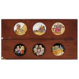 2 x Copper-Plate Slider Humourous by Carpenter, c. 1835