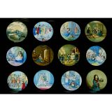 Wood-Framed Magic Lantern Slides Cinderella, c. 1870-80