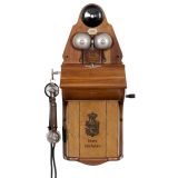 Danish Wall Telephone by Emil Moeller, c. 1920
