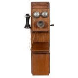 Wall Telephone with Writing Desk, c. 1915