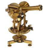 French Brass Theodolite by Laderrière, c. 1890