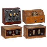 4 Early Radio Receivers, c. 1925-30