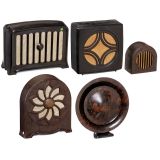 5 Bakelite Radio Loudspeakers