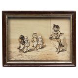 Musical Automaton Picture of a Feline Dancing School, c. 1900