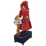 Girl on Telephone Musical Automaton by Louis Renou, c. 1895