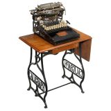 The Caligraph No. 2 with Matching Table, c. 1882
