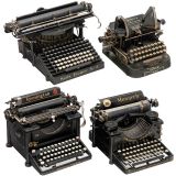 4 American Typewriters