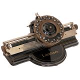 Lambert Model 3 Typewriter, c. 1903