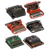 6 American Portable Typewriters