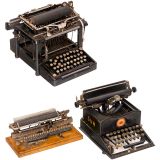 3 American Typewriters