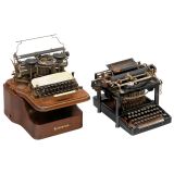2 American Typewriters