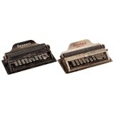 2 American Bennett Typewriters, c. 1910