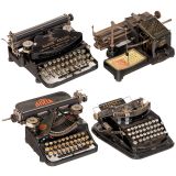 4 German Typewriters