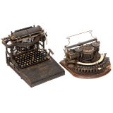 2 American Typewriters