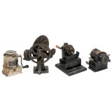 4 Antique Mechanical Pencil Sharpeners