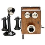 2 Western Electric Company Telephones, c. 1914