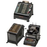 3 American Adding Machines