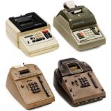 4 Electric Calculating Machines with Printers, c. 1950-60