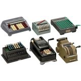 6 Adding Machines, c. 1950
