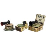 3 Toy Gramophones, c. 1925