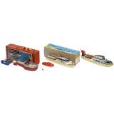 3 German Electric Toy Boats, c. 1950-60