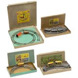 4 Train Tracks by Höfler, c. 1950
