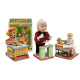 3 Japanese Battery Toys, c. 1960