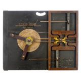 Steam Engine Schematic Wall Plaque, Late 19th Century